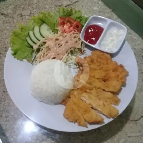 Chicken Katsu + Nasi + Salad Sayur | Uzuki Karage, Kimar 2