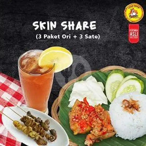 Paket Skin Share | Ayam Gepuk Pak Gembus, Grand Depok City