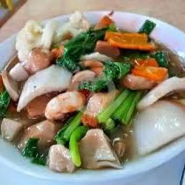 Capcay Kuah Seafood | Ayam dan Ikan Bakar Mas Amar 23, Senen