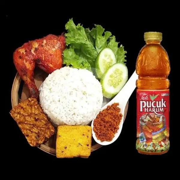 Paket Spesial Puruluk Lada Gang Merah + 1 Teh Pucuk Harum | Ayam Gang Merah, Kebon Kangkung