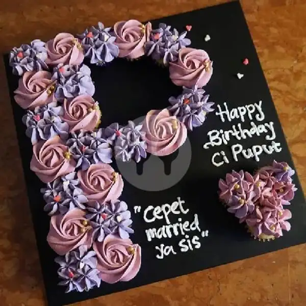 Letter Cupcake P | Barbar Cake House